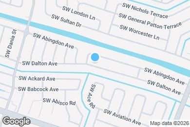 Map image of the property - 1073 SW Dalton Ave