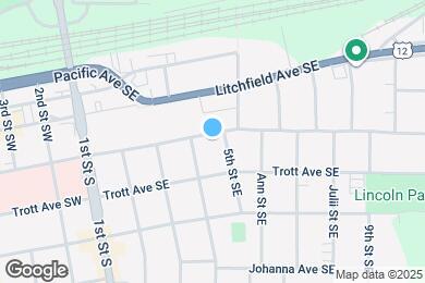 Map image of the property - 412 Becker Ave SE