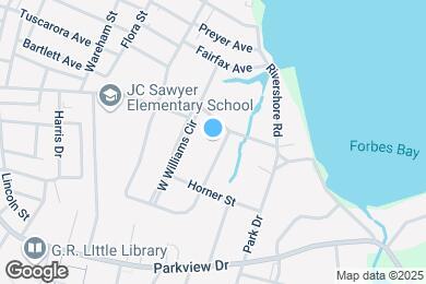 Map image of the property - 1105 E Williams Cir