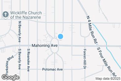 Map image of the property - 15 N Wickliffe Cir