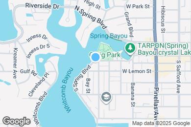 Map image of the property - 105 S Spring Blvd