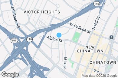 Map image of the property - 721 Alpine St