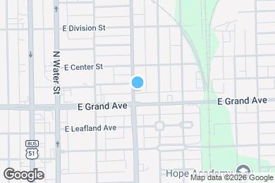 Map image of the property - 1334 N Martin Luther King Jr Dr
