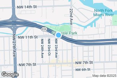 Map image of the property - 1023 NW 23rd Ave