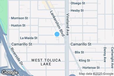 Map image of the property - 11034-11038 La Maida Street