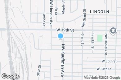 Map image of the property - 3712 Kauffman Ave