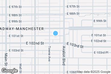 Map image of the property - 424 E 101st St