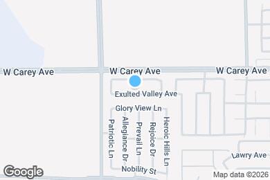 Map image of the property - 2704 Exulted Valley Ave