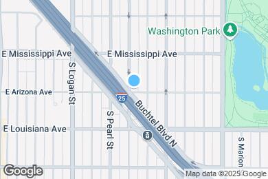 Map image of the property - 1194 S Washington St