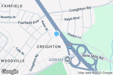 Map image of the property - Creighton Renaissance Apartments