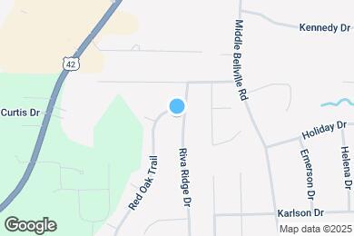 Map image of the property - 821 Red Oak Trl