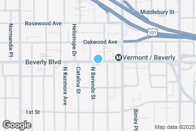 Map image of the property - 3918 Beverly Blvd