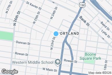 Map image of the property - 331 N 23rd St