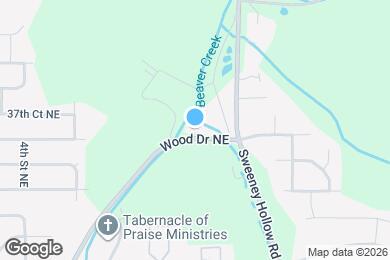 Map image of the property - 3318 Wood Dr NE