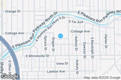 Map image of the property - 1617 Cottage Ave