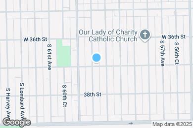 Map image of the property - 5924 W 37th St