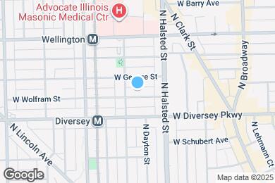 Map image of the property - 842 W Wolfram St