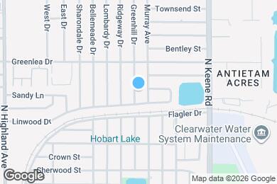 Map image of the property - 1721 Greenhill Dr