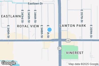 Map image of the property - 1361 E 349th St
