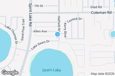 Map image of the property - 101 Lake Sears Dr