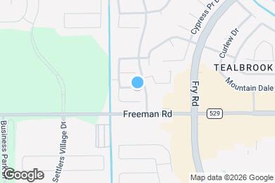 Map image of the property - 20707 Cypress Vale Dr