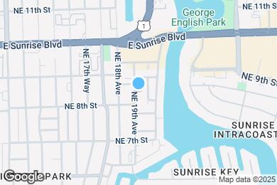 Map image of the property - 824 NE 19th Ave