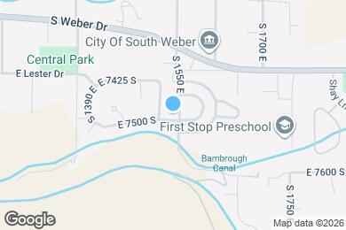 Map image of the property - 1900 E 7500 S