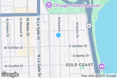 Map image of the property - 1442 N Dearborn St