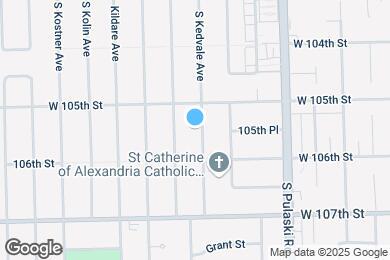 Map image of the property - 10520 Kedvale Ave