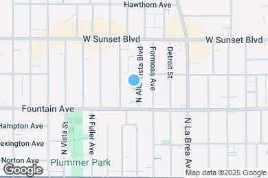 Map image of the property - 1347 N Alta Vista Blvd