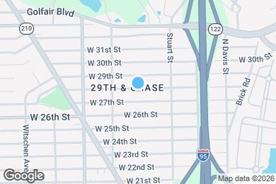 Map image of the property - 1162 W 28th St