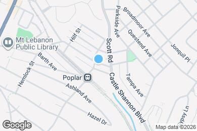 Map image of the property - 302 Castle Shannon Blvd