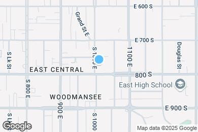 Map image of the property - 761 S 1000 E