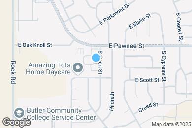 Map image of the property - 2405 S Capri