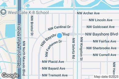 Map image of the property - 762 NW Fairhaven Dr