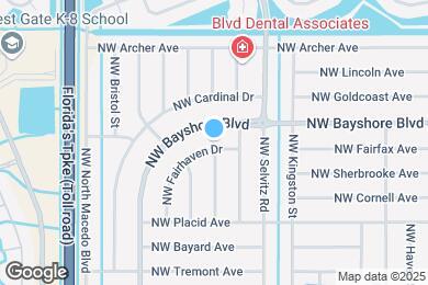 Map image of the property - 762 NW Fairhaven Dr