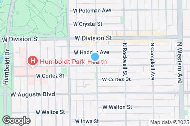 Map image of the property - 2702 W Thomas St