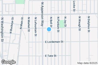 Map image of the property - 1811 N Bell St