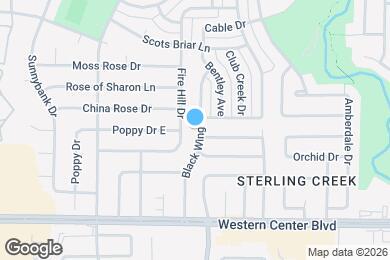 Map image of the property - 6841 Black Wing Dr