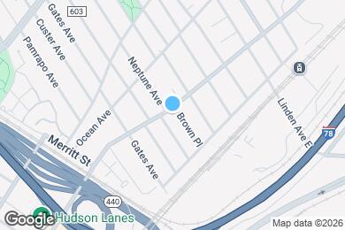 Map image of the property - 180 Garfield Ave