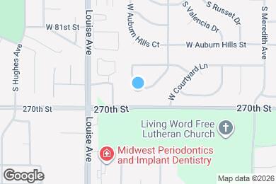 Map image of the property - 7636 S Rose Crest Ct