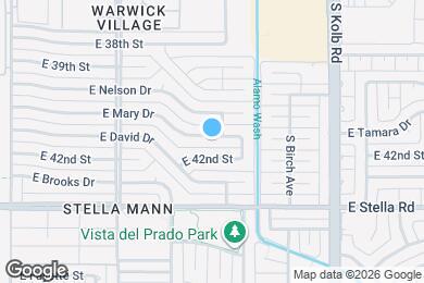 Map image of the property - 6864 E Mary Dr