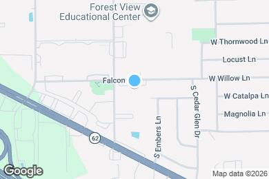 Map image of the property - 707 Falcon Dr