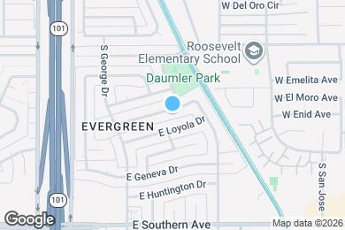 Map image of the property - 2515 E Del Rio Dr