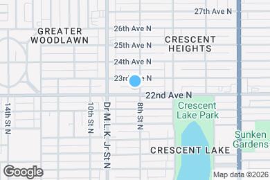 Map image of the property - 803 22nd Ave N