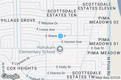 Map image of the property - 8444 E Vernon Ave