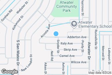 Map image of the property - 4583 Adderton Ave