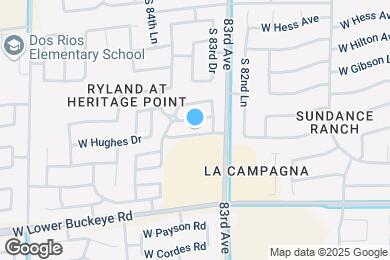 Map image of the property - 8330 W Hughes Dr