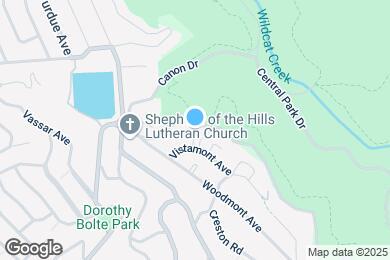 Map image of the property - 549 Vistamont Ave