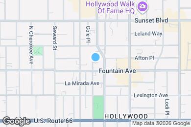 Map image of the property - Ovelo Hollywood
